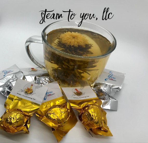 All-Natural Blooming Tea Art!!