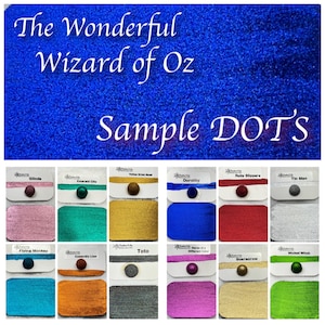 The Wonderful Wizard of Oz DOTS sample series of High Intensity Chrome and Chrome Holo Watercolors, Super Chrome Vivid Color budget friendly