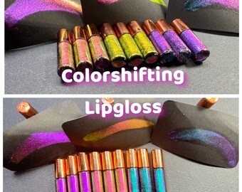 ColorShift Lipgloss Handgefertigte Magie für Trendsetter und Beauty-Liebhaber Limited Edition Dazzling Lebendiges Kaleidoskop der Farben Lipgloss
