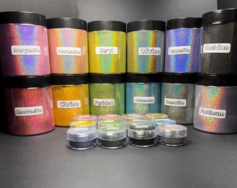 Holographic Colorshift Pigment: Gems Series - Epoxy Resin, Acrylics