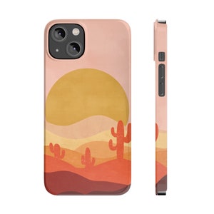 Desert Autumn Sunset iPhone Case