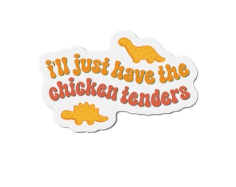 Solo comeré el imán troquelado de tiras de pollo