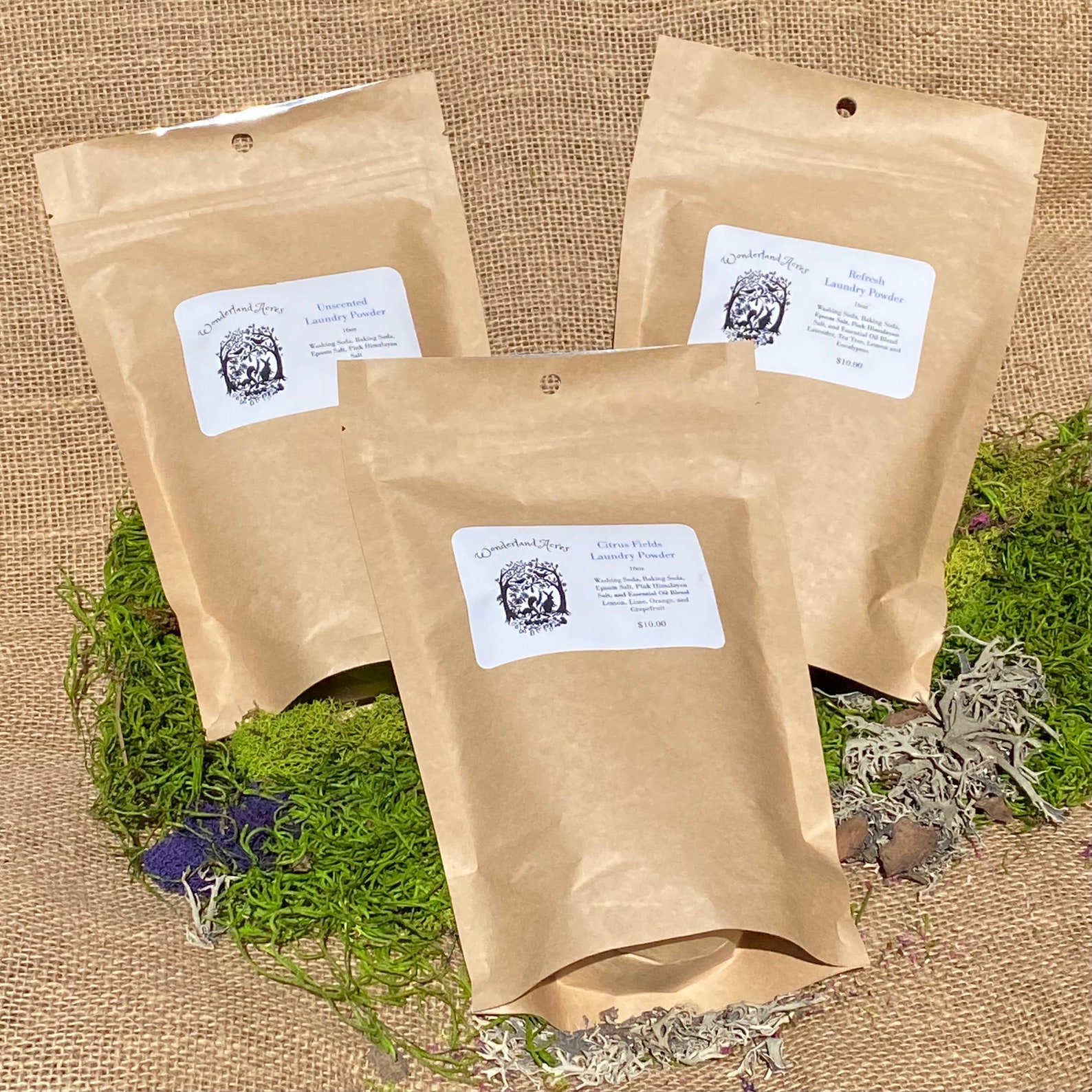 Laundry Soap Plastic Free Packaging laundry detergent Etsy