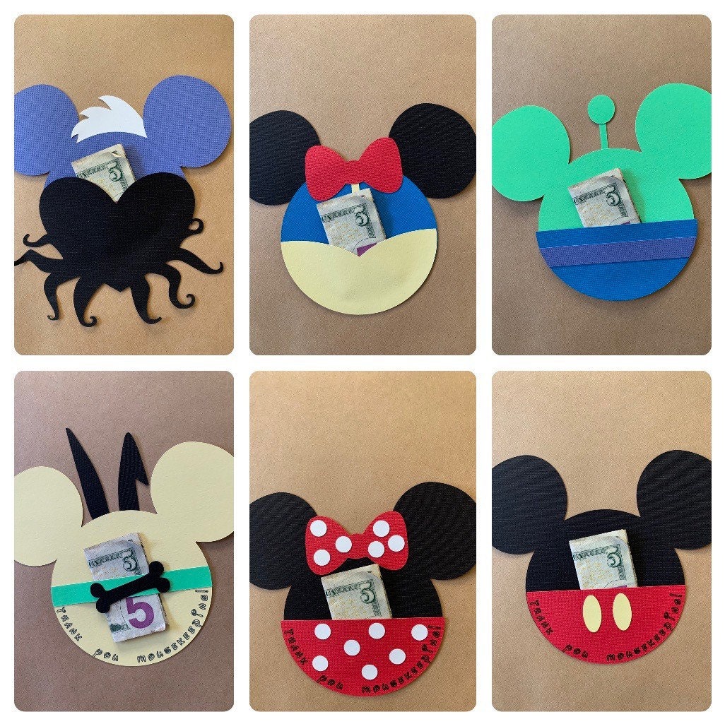 Mousekeeping Tip Envelopes Etsy