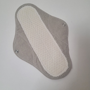 Feminine cloth reusable pads - waterproof/oeko-tex linen - Large/regular size