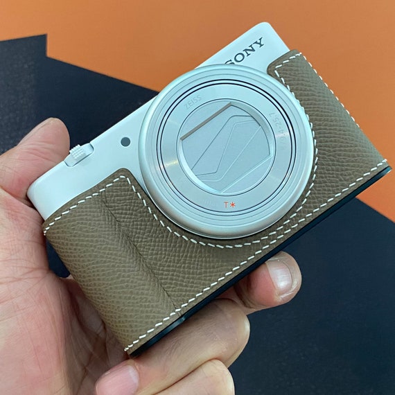 Premium Edition Sony ZV1 ZV 1 Handgemaakte Half Case Rundleer