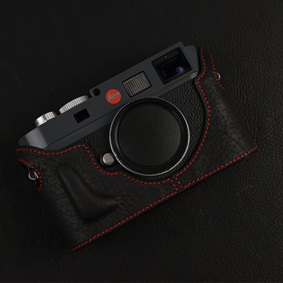 LEICA M9P M9 M8 Me M-E MM handmade half case leather Camera Case bag handgrip protector holster sleeve Padding Strap option Made TO Order