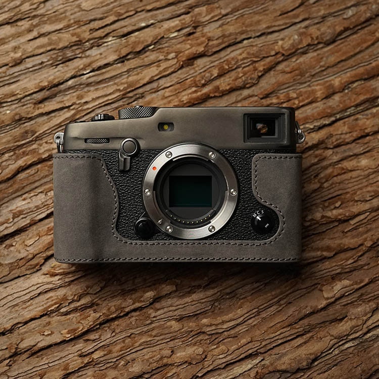 x-e3 case Zakao PU mezza apertura inferiore modello telefono custodia per fotocamera con cinghia da polso copertura protettiva bag custodia per Fujifilm Fuji x-e3 XE3