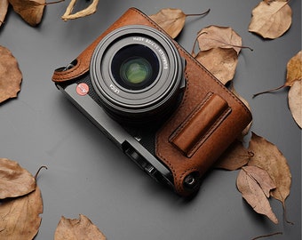 MS Edition leica Q2 TYP4889 Handmade Half Case Cowhide leather insert Camera bag Protector Holster sleeve handGrip Made TO Order