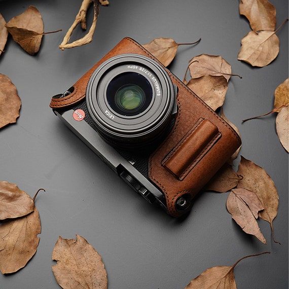 MS Edition leica Q2 TYP4889 Handmade Half Case Cowhide leather insert Camera bag Protector Holster sleeve handGrip Made TO Order