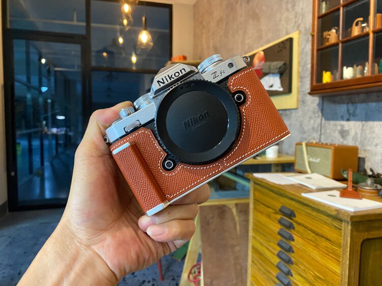 Premium Edition Nikon ZFC Z FC Handmade Half Case Cowhide Etsy