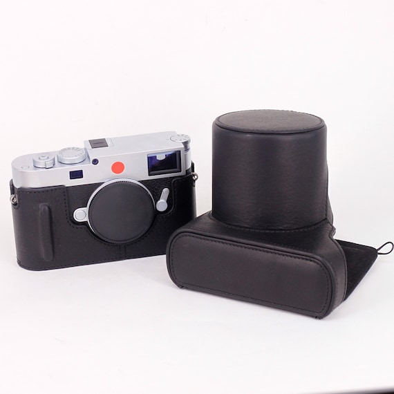 Leica M11 M10 M10M M10P M10R M240 Handmade FULL Eveready Half Case with Removable Cover HandGrip Cowhide leather insert Camera bag