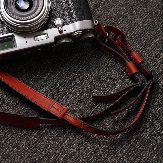 MS edition Handmade Genuine Cowhide Leather Adjustable Stretchable camera head neck Strap wrist Leica Nikon Sony Fujifilm panasonic Canon