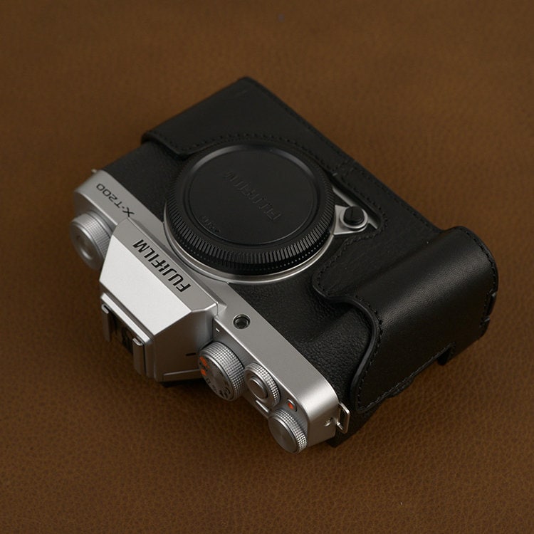 Fujifilm fuji XT200 Handmade Half Case Cowhide leather insert Camera