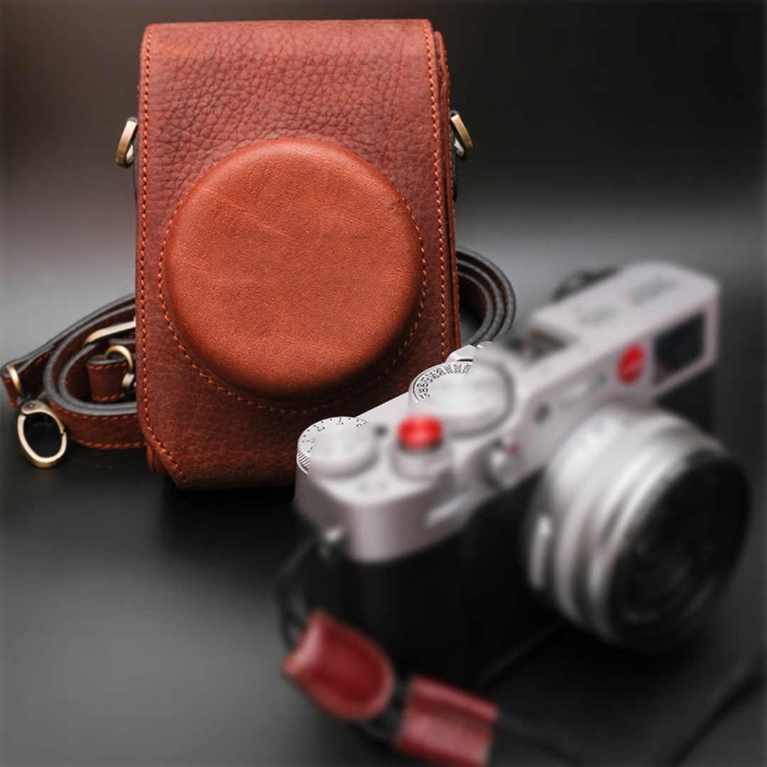 handwork Photo Camera Genuine leather cowhide Bag Body BOX Case For leica D-Lux7  D-LUX109 handgrip Protective sleeve box base