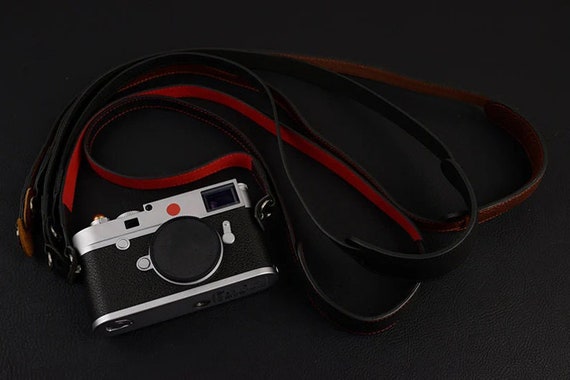 Handmade Genuine Cowhide Leather cameras padding head neck Strap wrist neck lanyard for Leica Nikon Sony Fujifilm panasonic Canon