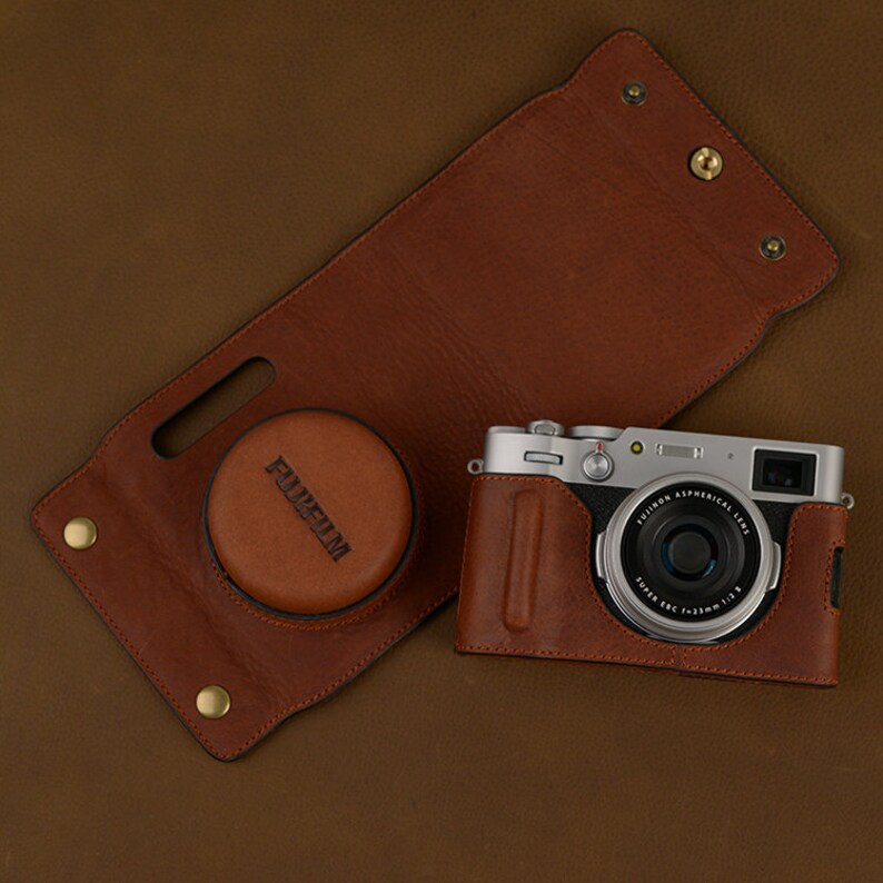 Fujifilm fuji film X100V Handmade Half Case with Removable Etsy