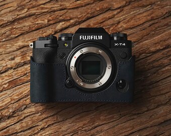 Fujifilm fuji XT4 XT-4 Media caja hecha a mano Inserto de cuero de