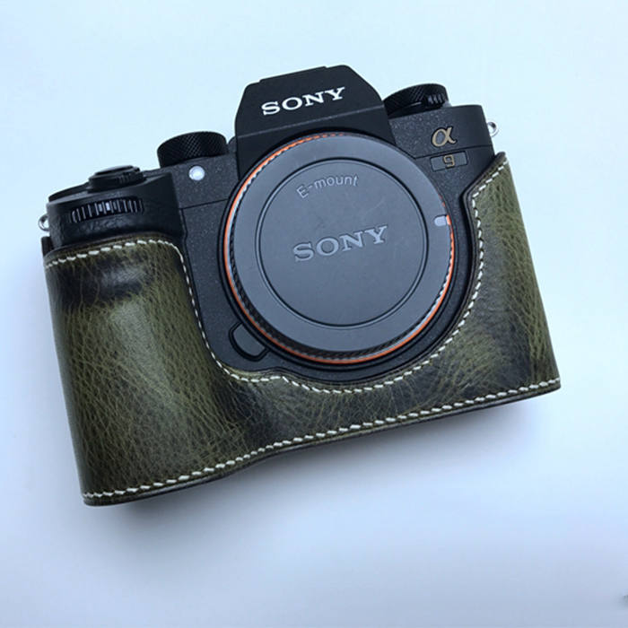 Color : Brown Camera Bag Great 1/4 inch Thread PU Leather Camera Half Case Base for Sony ILCE-A9 A9 A7RIII Color : Brown Camera Bag Great 1/4 inch Thread PU Leather Camera Half Case Base for Sony ILCE-A9 A9 A7RIII