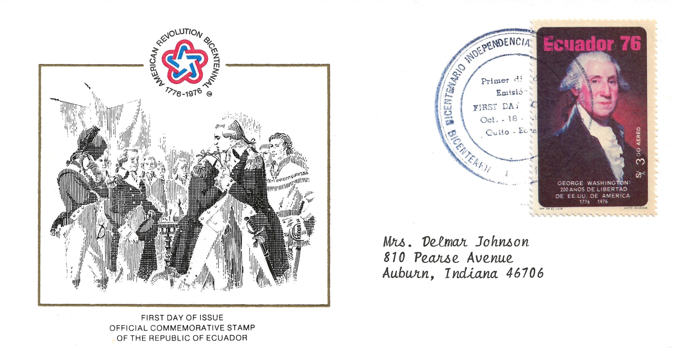 American Revolution Bicentennial Philatelic Tribute Stamp Etsy