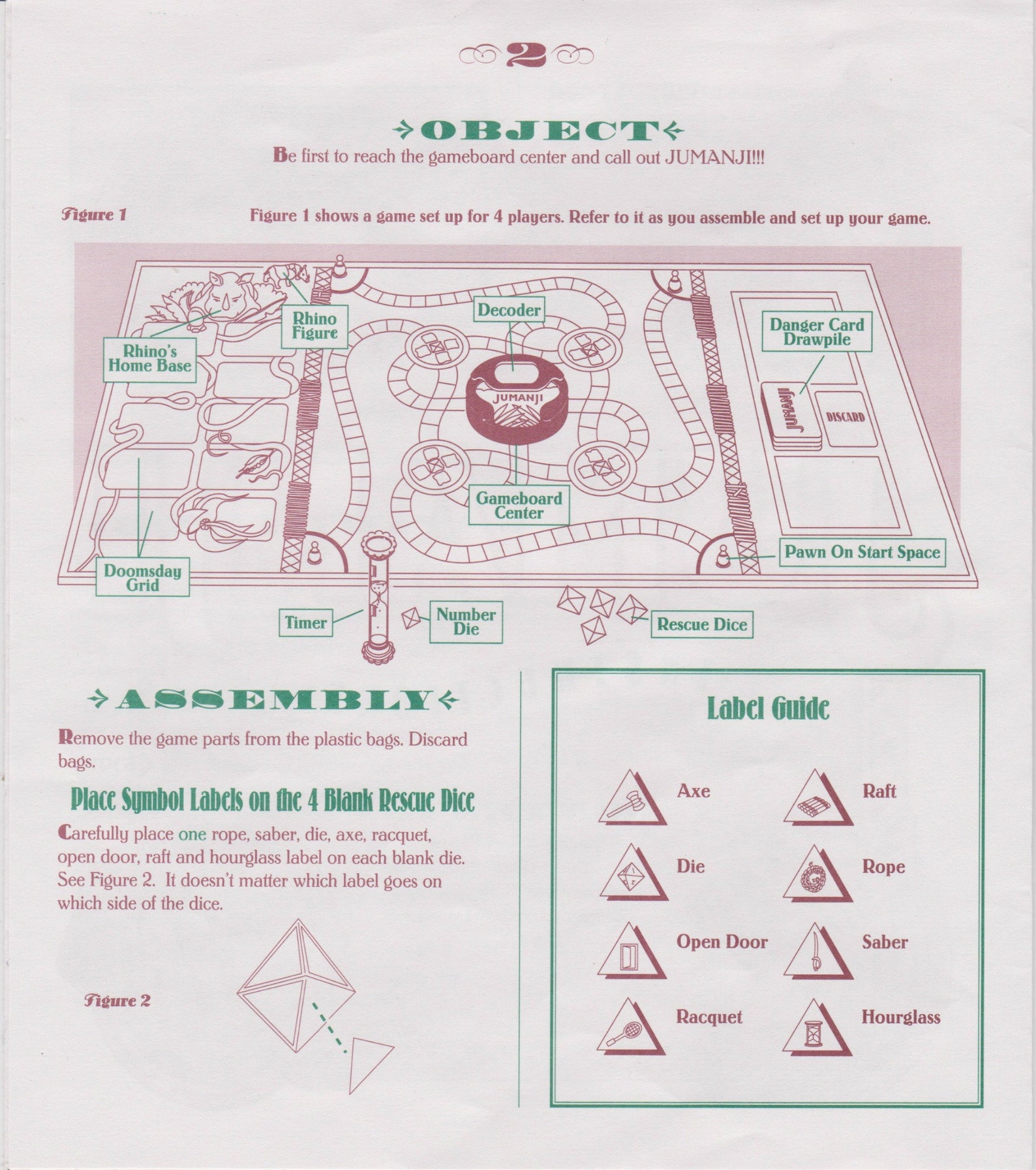jumanji-board-game-instructions-classic-board-game-etsy
