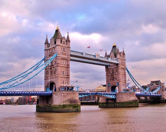 Tower Bridge in London, England PRINT: Travel Photography