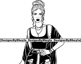 Curvy Latina Clipart - Etsy