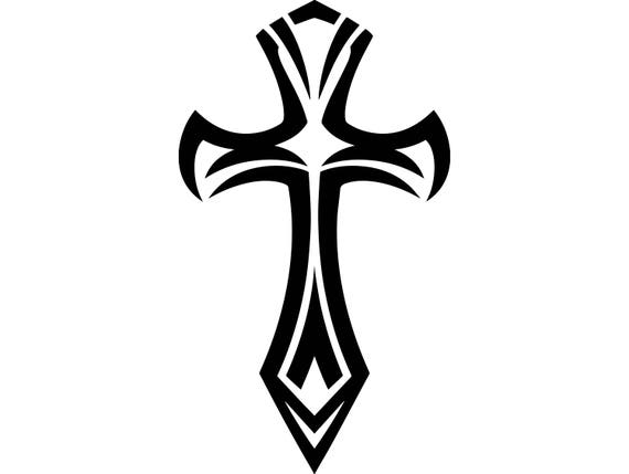 Cross Symbol Icon Vector Illustration Sign Isolated Religion | Etsy