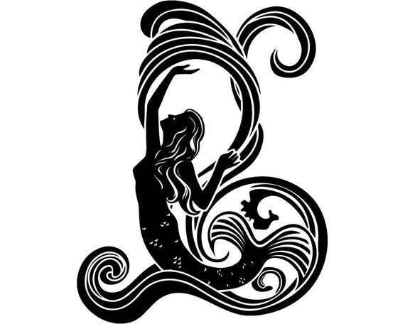 Free Free 314 Mermaid Tail In Water Svg SVG PNG EPS DXF File