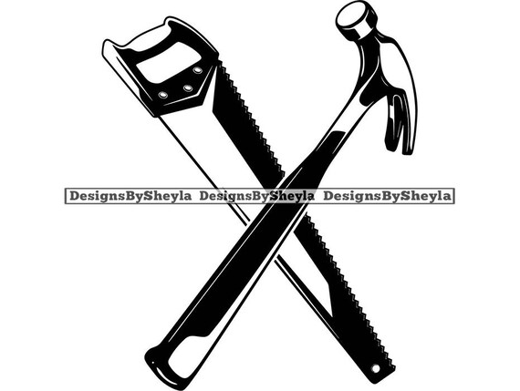 Download Hammer Roller Tools Saw Artist Carpenter Brush Home Etsy