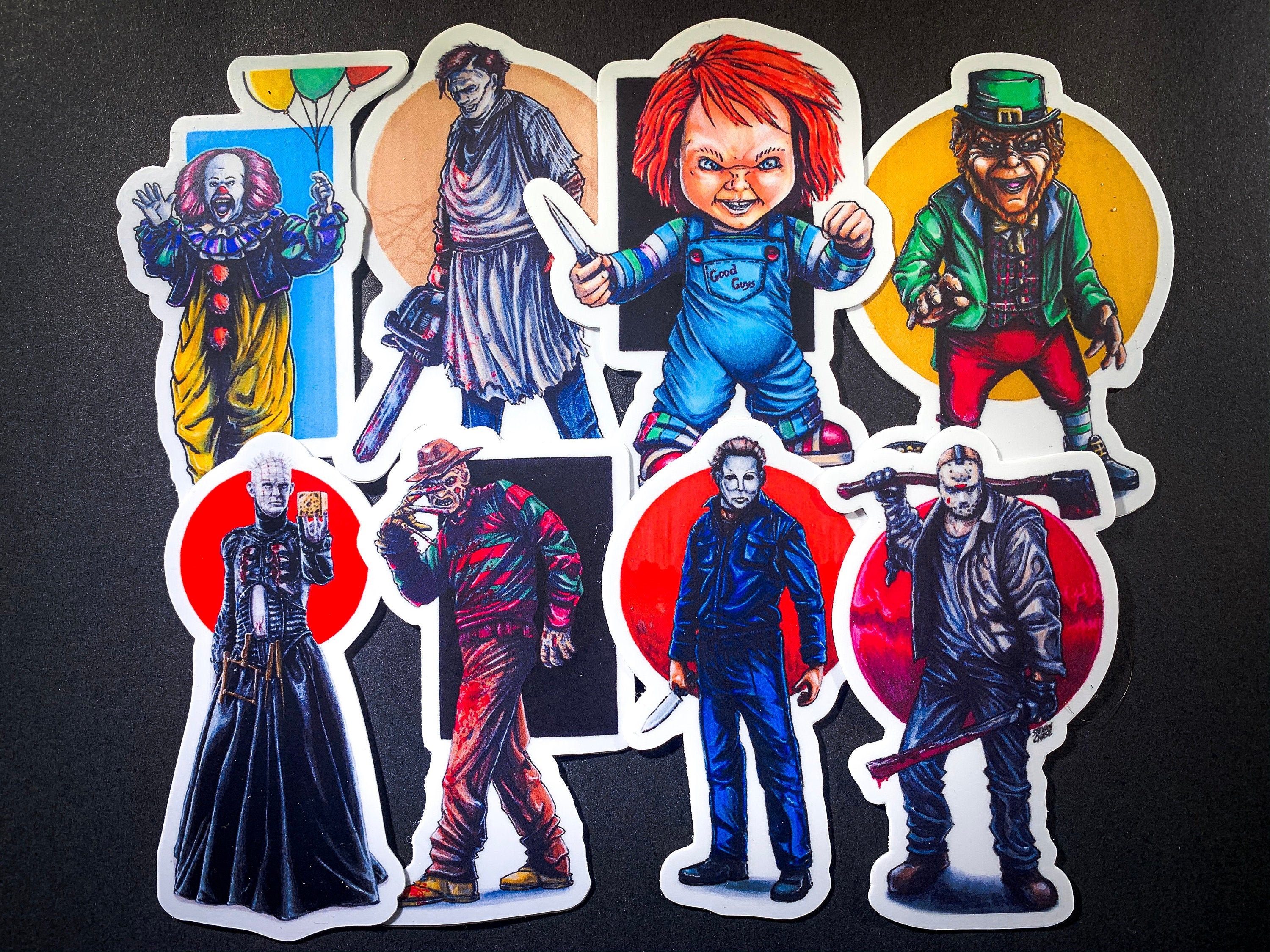 Halloween Jason Voorhees Freddy Kruger Michael Myers Vinyl Sticker Decal CUSTOM