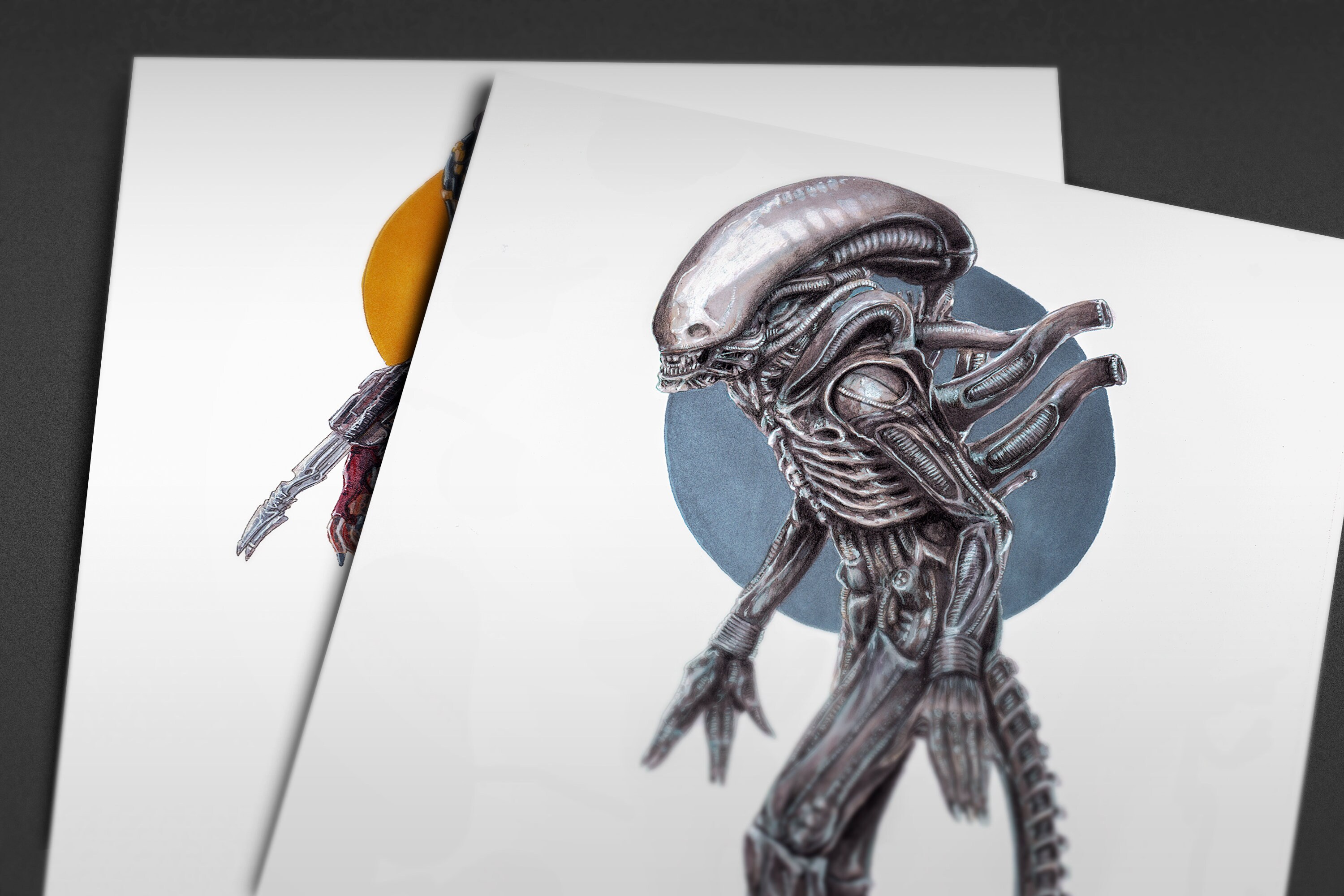 Alien 197 Xenomorph 1979 Alien Iconicharacters Art Print Fantasy - Etsy