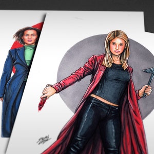 Buffy the Vampire Slayer | 90s TV Show Iconicharacter Art Print