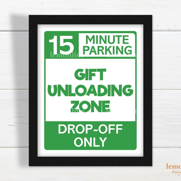 Printable road sign for car birthday party, construction themed party or transportation party, traffic sign, car party decoration, RS1