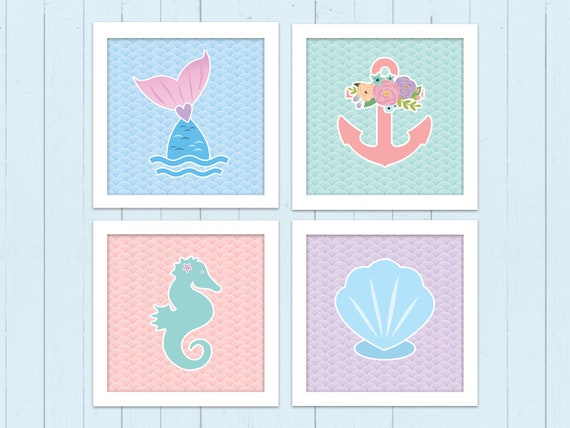 under the sea nursery art