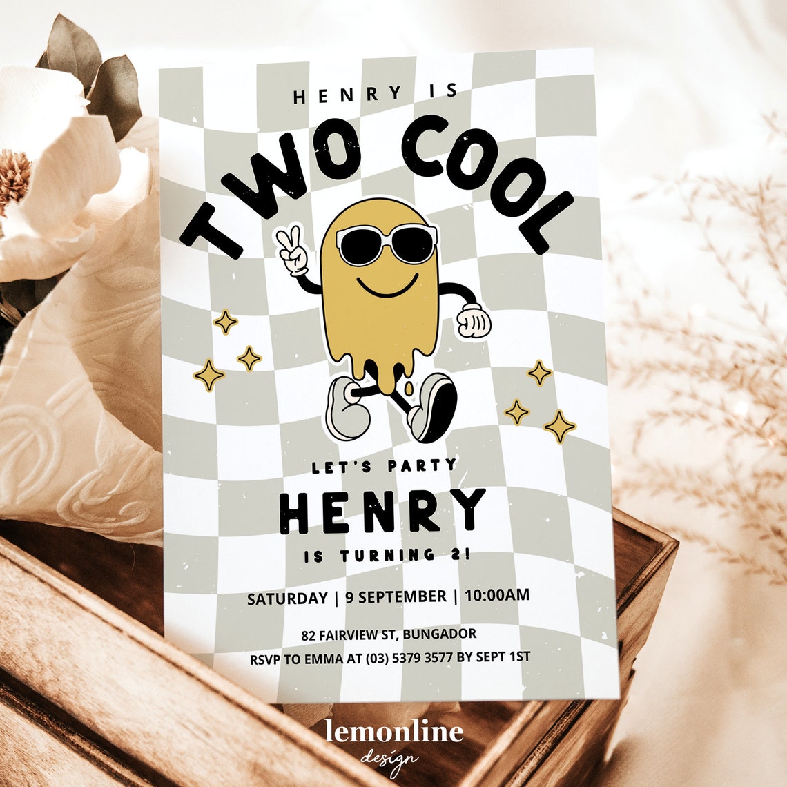 Invited Cool Two Cool Invite, Two Cool Birthday Invitation, Two Cool Boy Party, 2nd ...