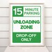 Unloading Zone Sign, Funny Bathroom Sign, Bathroom Time Limit, Kids ...