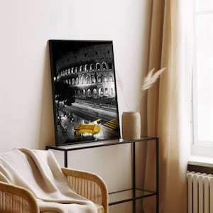 Colosseum Rome Black & White Photography Digital Print - Travel Photography -  Home Décor - Wall Printable Art - INSTANT DOWNLOAD