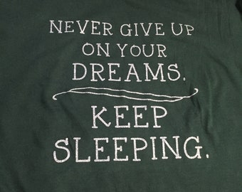 Nunca te rindas en tus sueños SVG