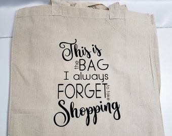 Bolsa de compras reutilizable SVG