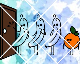 Banana Knock Knock Joke SVG