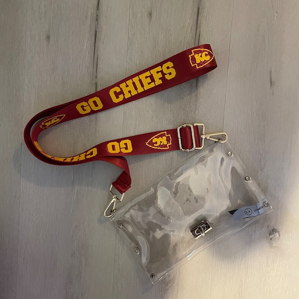 Kc Chiefs Beaded Purse Strap Etsy