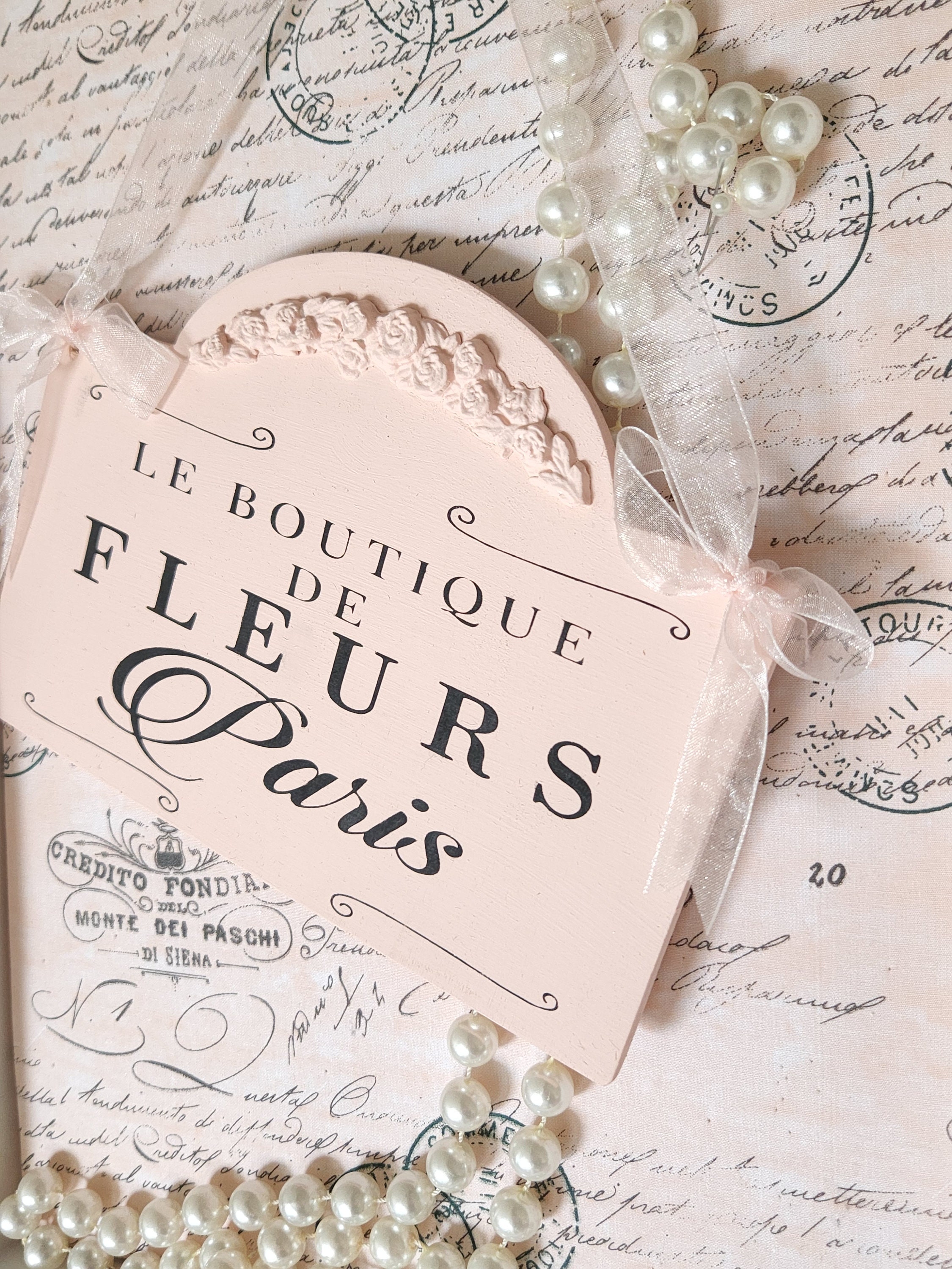 Pink Paris Decor Parisian Decor Wall Hanging Paris Etsy