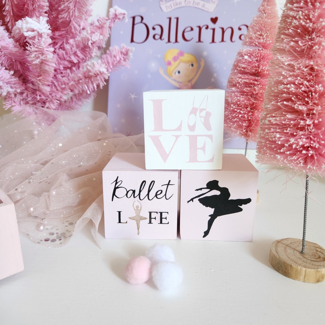 Ballet Blocks ballet ballerina Blocks kid Decor Etsy