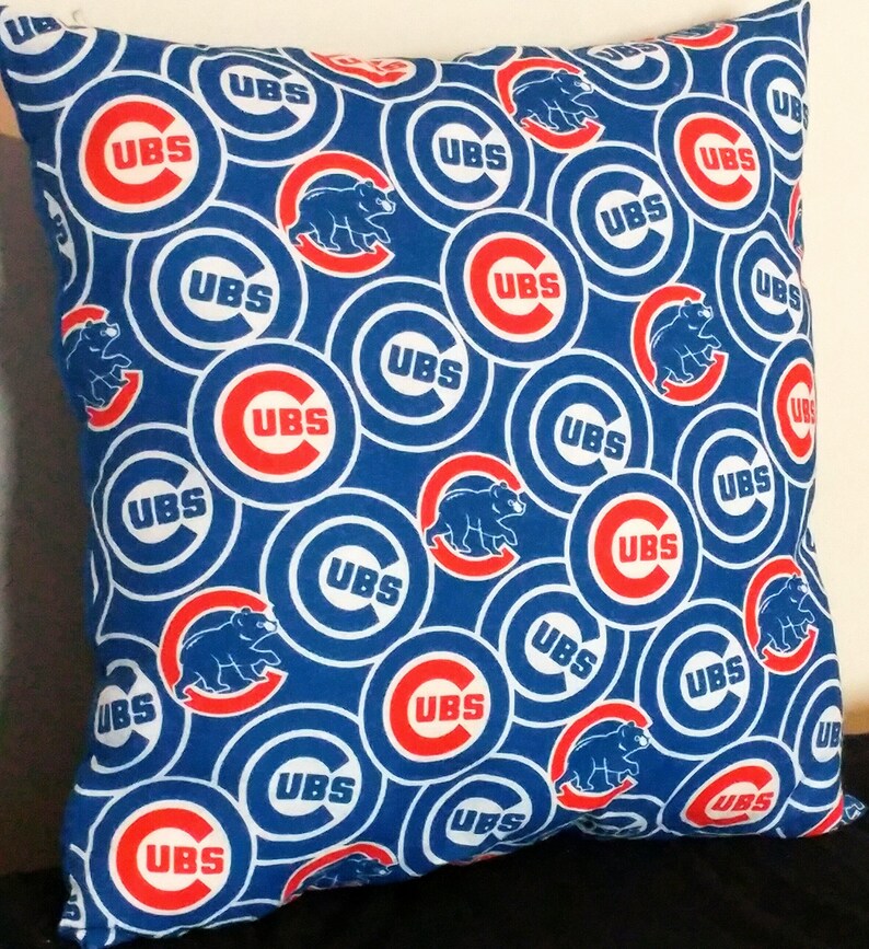 Chicago Cubs Decor Pillows Mlb Baseball Gift Ideas Man Cave