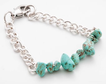 Bracelet Turquoise, Bijoux Turquoise, Bracelets Femme