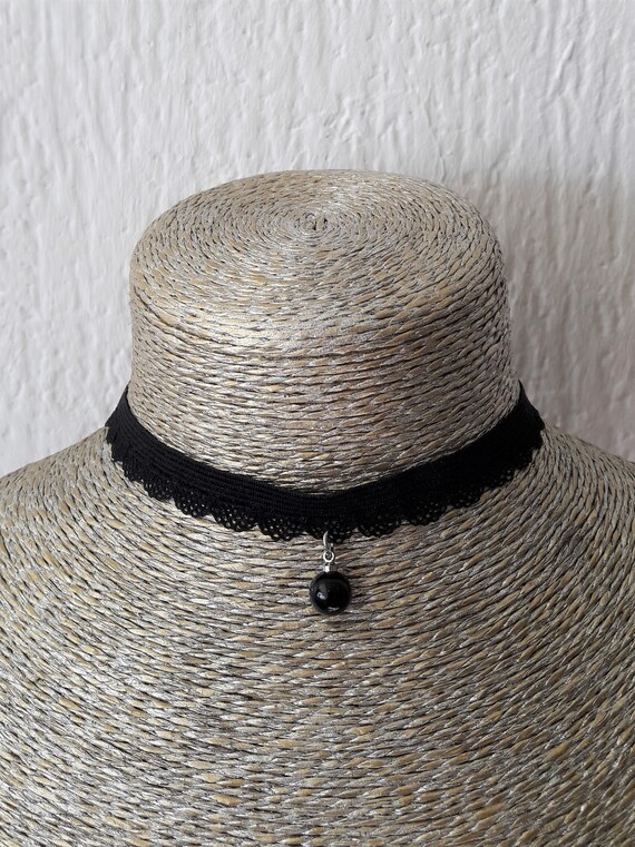 Lace Black Choker, Black Choker Necklace, Choker Necklace, Wide Lace  Choker, Lace Jewellery, Gothic Simple Black Lace choker