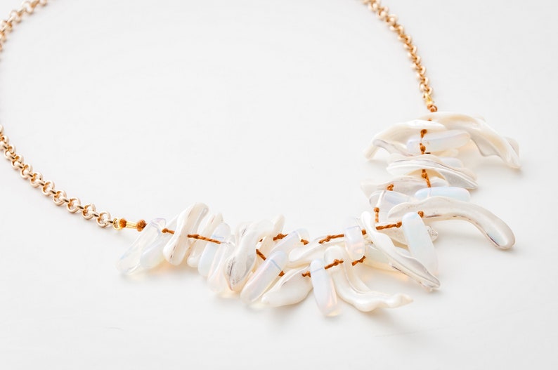 Beach Nature Natural sea shell necklace Shell necklace Necklace shell Necklace mother of pearl Ibiza necklace Boho Necklace beach