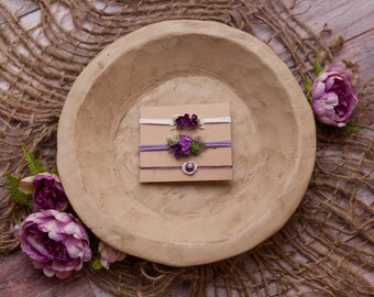 Touch of Violet - tieback set