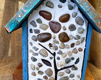 Painted bird feeder | Etsy